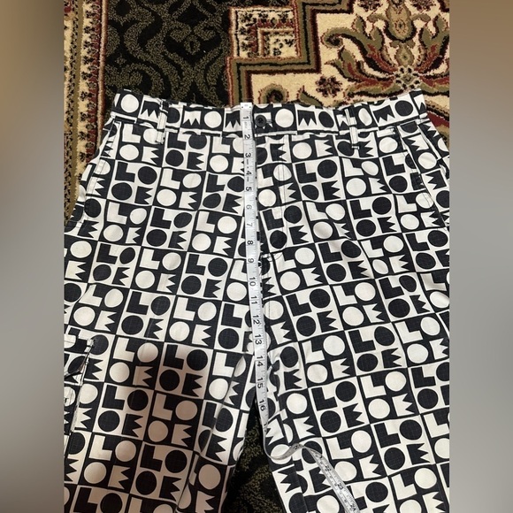 Blac Lacquer Casual Mens Shorts Black White  Size 36 INSEAM 13" - Picture 7 of 9